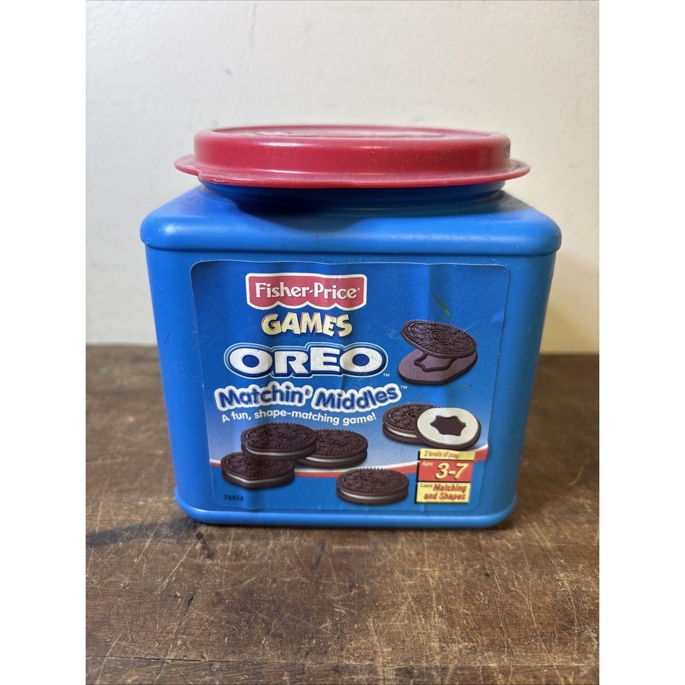 Fisher-Price Games Oreo Matchin' Middles – 2001 – Matching Game - Complete
